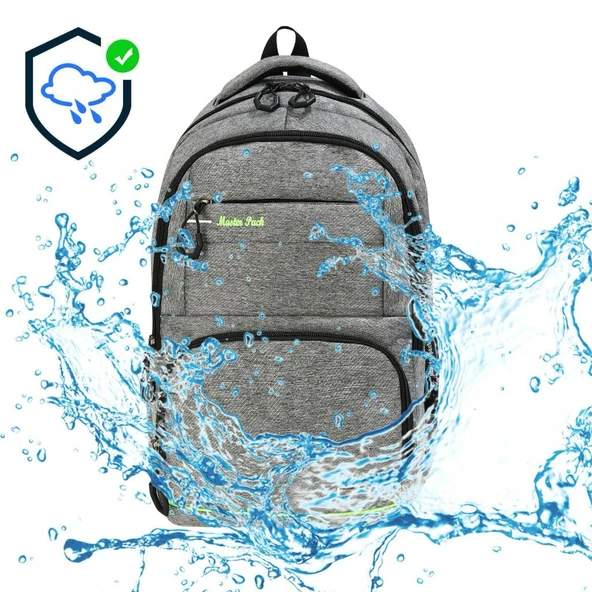 Unisex Lise Sırt Çantası Ortaokul Sırt Çantası 47*32 Cm Kalın Su Geçirmez Kumaş - 7