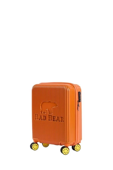 Bad Bear Logo Suitcase 23.01.80.003T Turuncu Kabin Boy Valiz 40LT - 6