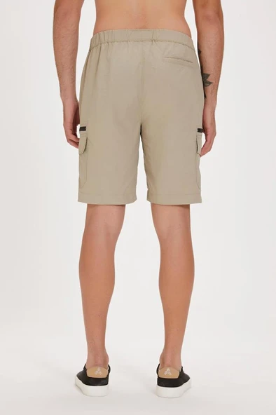 Bad Bear 24.01.18.008BJ Bej Erkek Kargo Şort - 4