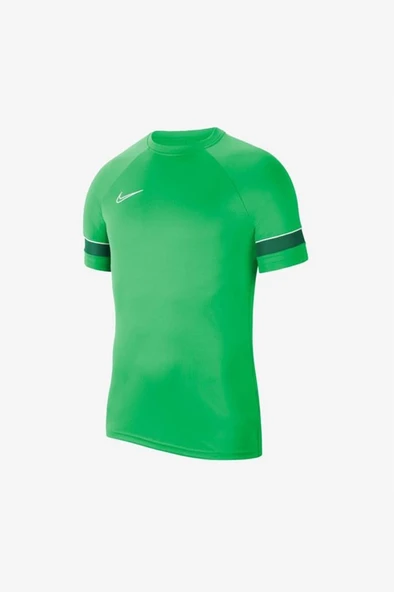 Nike M Nk Df Acd21 Top SS CW6101-362 Yeşil Erkek Futbol Tişörtü - 1