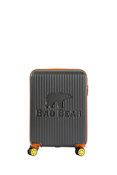 Bad Bear Logo Suitcase 23.01.80.002KG Koyu Gri Orta Boy Tekerlekli ABS Valiz 64 Lt. - 6