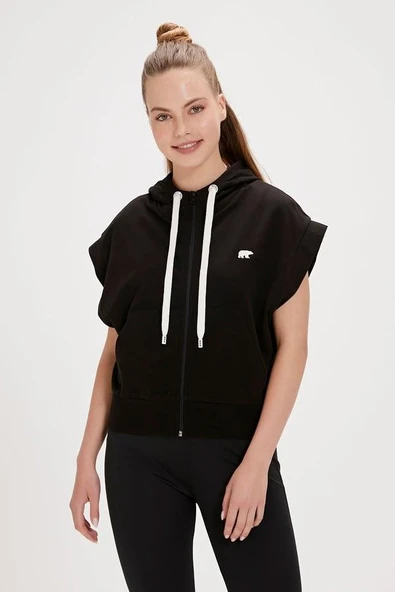 Bad Bear Kelly 24.03.12.002S Siyah Full-Zip Sweatshirt - 5