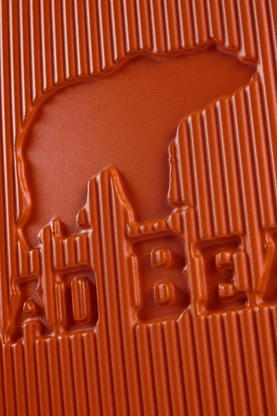 Bad Bear Logo Suitcase 23.01.80.003T Turuncu Kabin Boy Valiz 40LT - 7