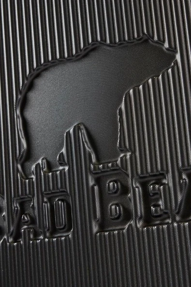 Bad Bear Logo Suitcase 23.01.80.001KG Koyu Gri Büyük Boy Tekerlekli ABS Valiz 95 Lt. - Resim 9