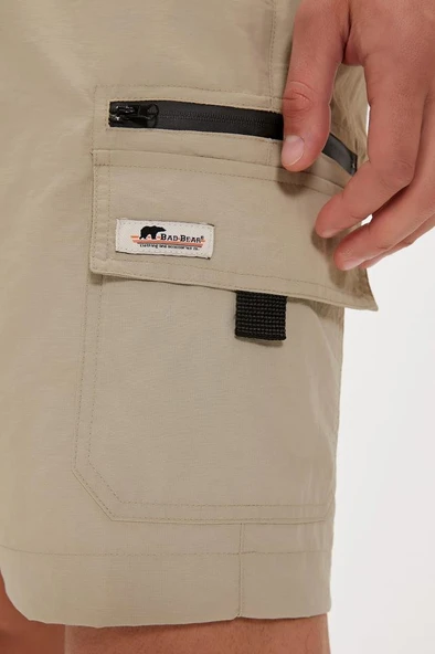 Bad Bear 24.01.18.008BJ Bej Erkek Kargo Şort - 6
