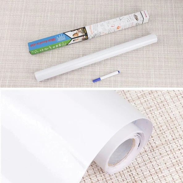 Yapışkanlı Beyaz Yazı Tahtası - 2