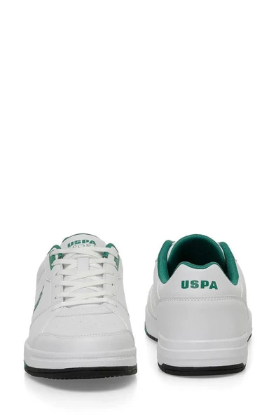 U.S. Polo Assn. Presto 4PR 101812437 Beyaz & Yeşil Erkek Günlük Spor Ayakkabı - 5