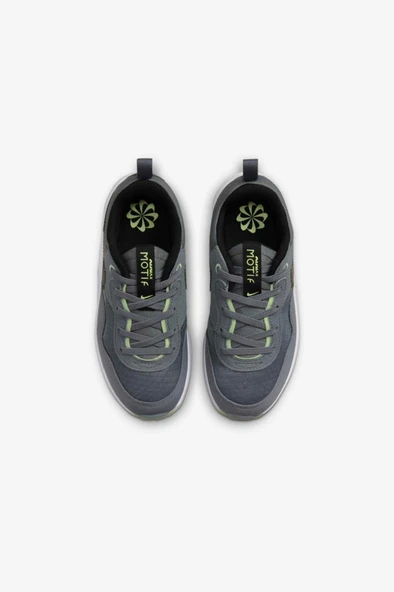 Nike Air Max Motif (PS) DH9389-005 Gri Çocuk Spor Ayakkabı - 4
