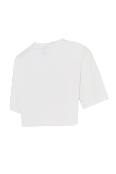 New Balance Lifestyle WNT1506-SST Krem Kadın Tişört - 2