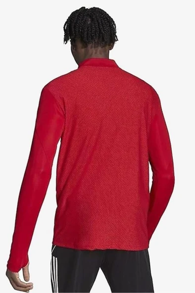 adidas Tiro23 L HS0327 Kırmızı Erkek Fermuarlı Sweat - 3