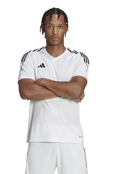adidas Tiro 23 Jsy HR4610 Beyaz Erkek Spor Tişört - 3