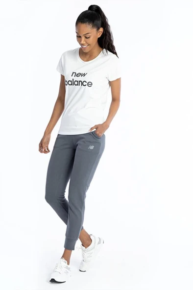 New Balance Lifestyle WNP1974-ANT Koyu Gri Kadın Eşofman Altı - Resim 4