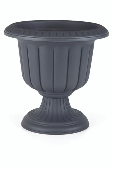 0,5 Litre Nergis Saksı Ayaklı Plastik Çiçek Saksısı - 3
