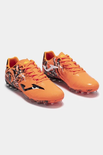 Joma Super Copa 2408 SUPS2408AG Turuncu & Siyah Erkek Futbol Kramponu - 2