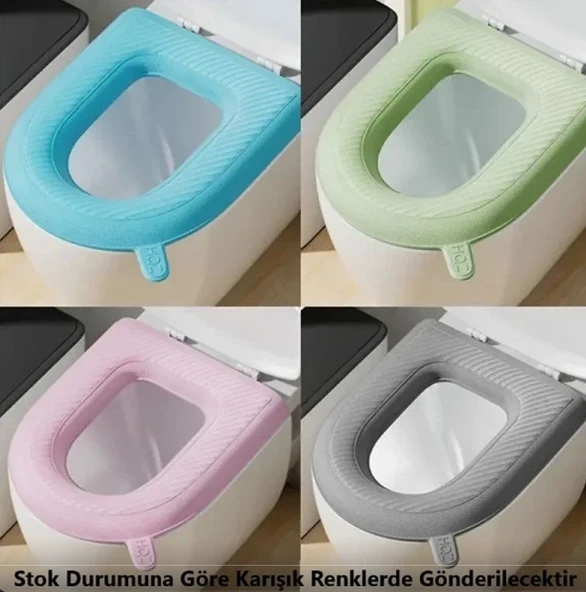 Mucit Home  Klozet Kapağı Kılıfı  Yıkanabilir Su Geçirmez - Resim 2