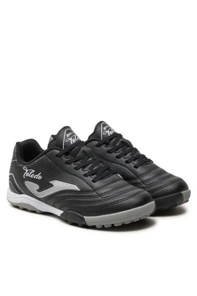 Joma Toledo JR 2401 TOJW2401TF Siyah & Beyaz & Gri Çocuk Halı Saha Ayakkabı - 2