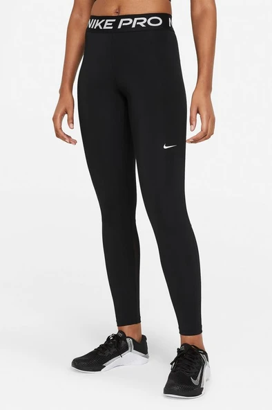 Nike Pro 365 CZ9779-010 Siyah Kadın Tayt - 1