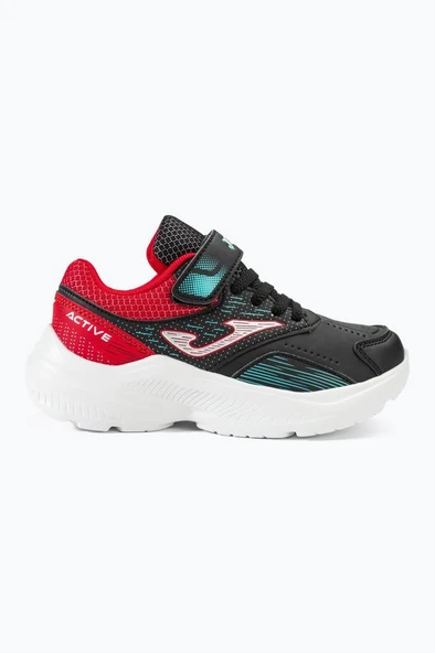 Joma Active JR 2401 JACTIW2401V Siyah Kırmızı Çocuk Günlük Spor Ayakkabı