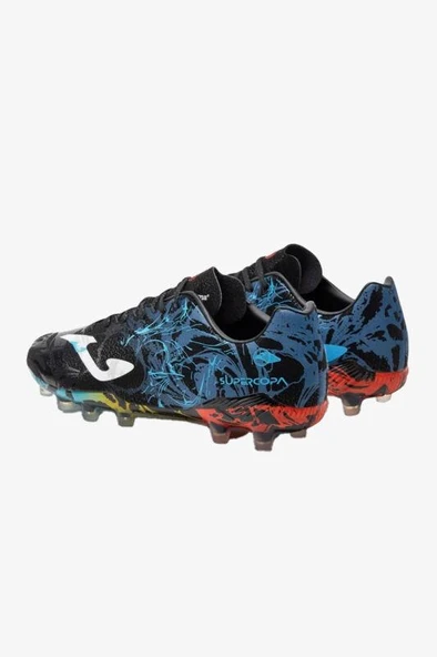 Joma Super Copa 2441 SUPS2441FG Siyah & Mavi Erkek Futbol Krampon - 4