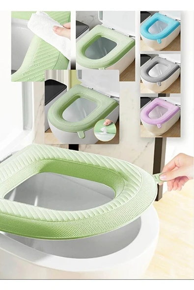 Mucit Home  Klozet Kapağı Kılıfı  Yıkanabilir Su Geçirmez ürün görseli