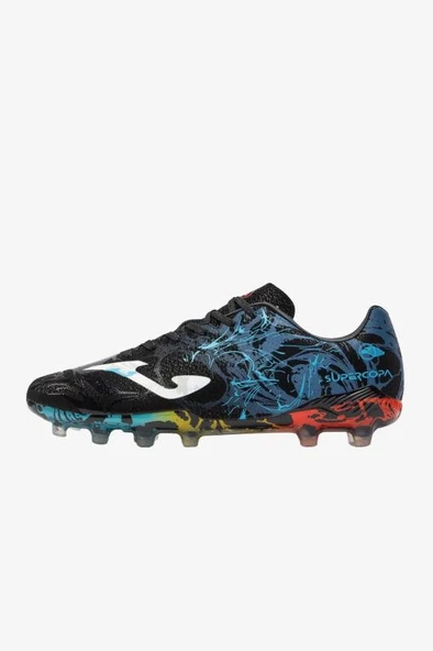 Joma Super Copa 2441 SUPS2441FG Siyah & Mavi Erkek Futbol Krampon - 2