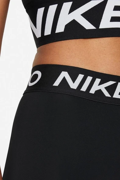 Nike Pro 365 CZ9779-010 Siyah Kadın Tayt - 4