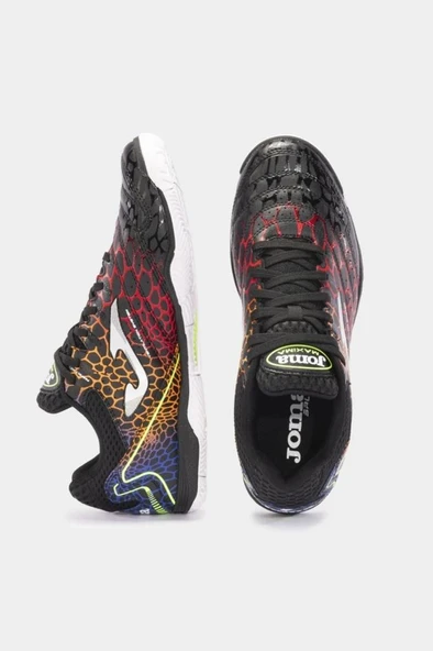 Joma Maxima 2431 MAXW2431IN Siyah Kırmızı Erkek Salon Ayakkabı - 4