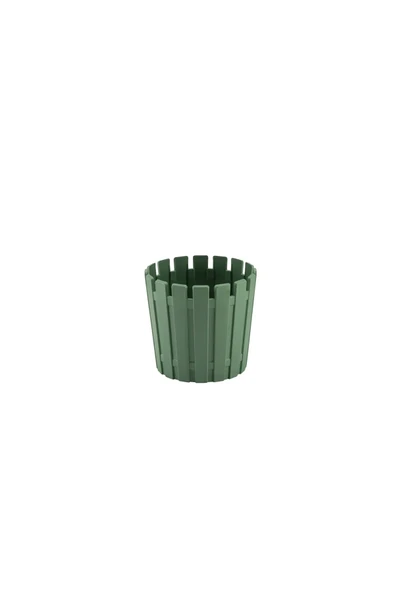 Akasya 33 Çit Model Pastel Saksı 16 Litre 33cm Plastik Drenaj Izgaralı Bitki Çiçek Saksısı - 5