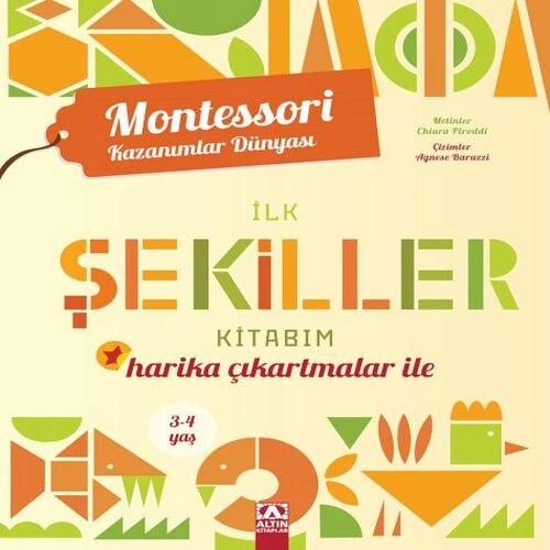 Montessori Kazanımlar Dünyası - İlk Şekiller Kitabım (3-4 yaş) ürün görseli