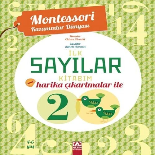 Montessori Kazanımlar Dünyası - İlk Sayılar Kitabım (4-6 yaş) ürün görseli