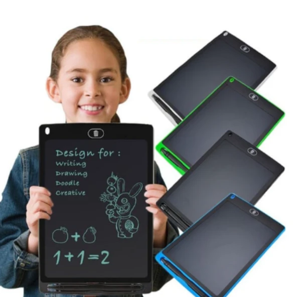 Mucit Home  8.5 Inc Büyük Boy Dijital Kalemli Çocuk Yazı Çizim Grafik Not Yazma Eğitim Tableti Yaz Sil Tahta