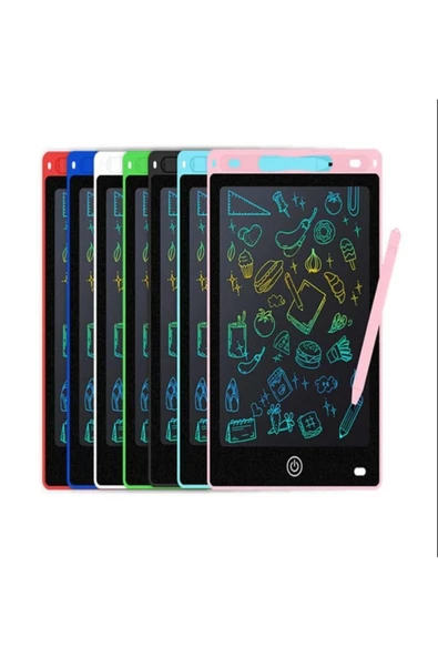 Mucit Home  12  Inc Büyük Boy Dijital Kalemli Çocuk Yazı Çizim Grafik Not Yazma Eğitim Tableti Yaz Sil Tahta