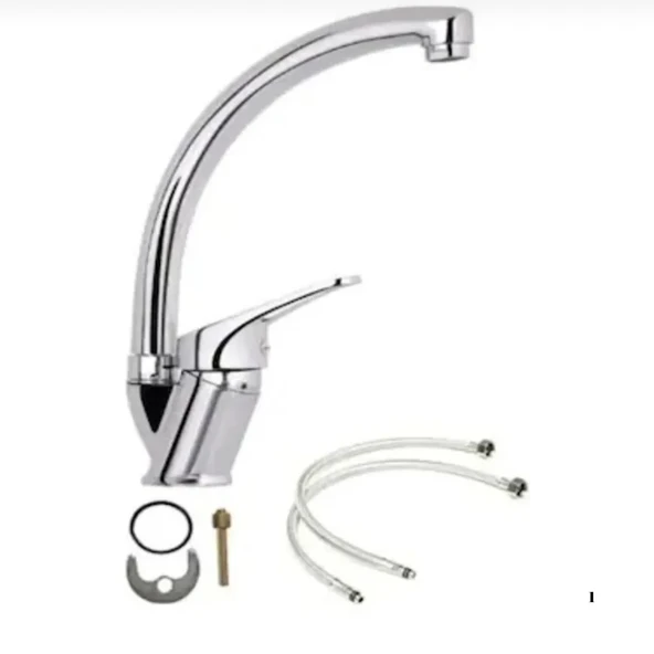 Mucit Home  Lavabo Bataryası - Sıcak Soğuk Su Çıkışlı