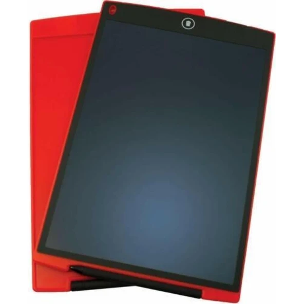 T12 Kırmızı Writing Tablet Lcd 12 Inç Dijital Kalemli Çizim Yazı Tahtası - 2