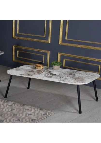 Orta Sehpa Kr Efes Metal Ayak Siyah ürün görseli 1