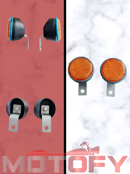 CG KUBA ÇİTA AGK FALCON REFLEKTÖR TAKIMI SAĞ SOL KOMPLE BRAKETLİ - Resim 2