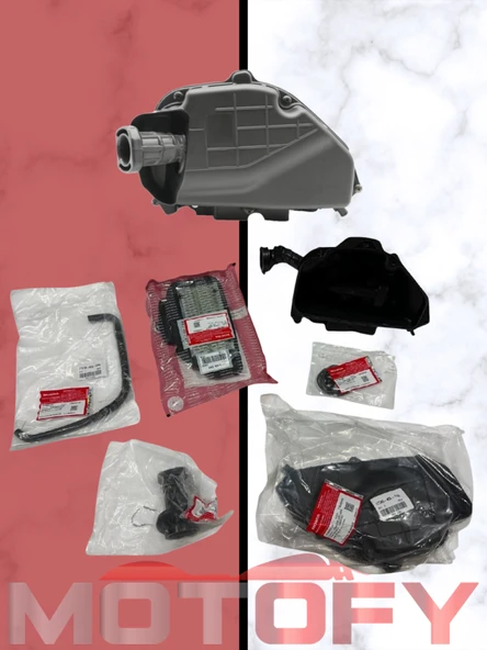 HONDA ACTİVA 125 2023 - 2024 HAVA FİLTRE KUTUSU KOMPLE İÇ FİLTRE VE BORULAR DAHİL ORİJİNAL ürün görseli