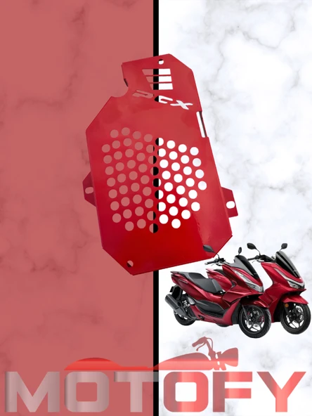 HONDA PCX 125 2021 2024 METAL RADYATÖR KORUMA DEMİRİ KIRMIZI ürün görseli