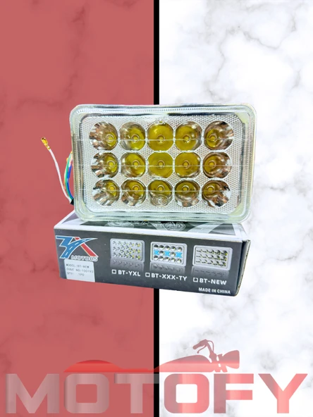 CG KUBA ÇİTA AGK FALCON MODİFİYE LED FAR ATOMU 15 LEDLİ ürün görseli