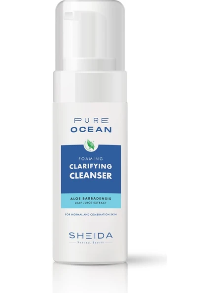 Sheida Pure Ocean Temizleme Köpüğü-Normal & Karma Ciltler 150 Ml - 1