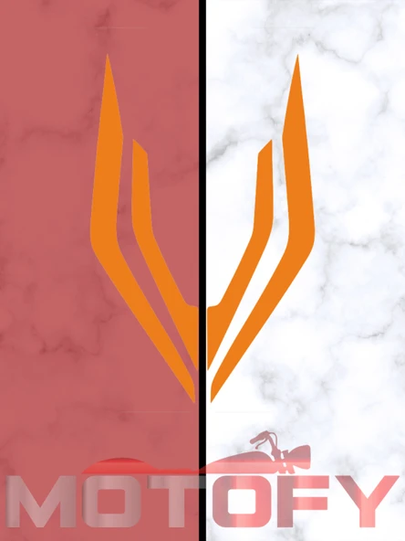 HONDA PCX 125 2021 2024 UYUMLU FAR KAPLAMA STİCKER 2021-2024 TURUNCU ürün görseli