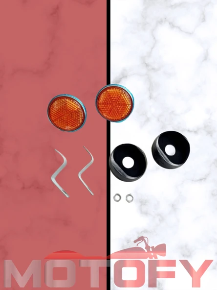 CG KUBA ÇİTA AGK FALCON REFLEKTÖR TAKIMI SAĞ SOL KOMPLE BRAKETLİ ürün görseli