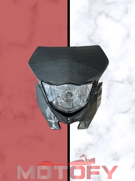 CROSS VE MODİFİYE YARASA ÖN FAR VE GRENAJI AMPÜLLER DAHİL KARBON E BELGELİ ürün görseli