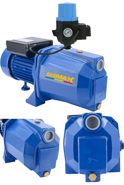Turbo 1.5HP Tam Otomatik Metal Dişli Sistem Bakır Sargılı Büyük Boy Su Pompası Motoru Hidrofor Set - 2