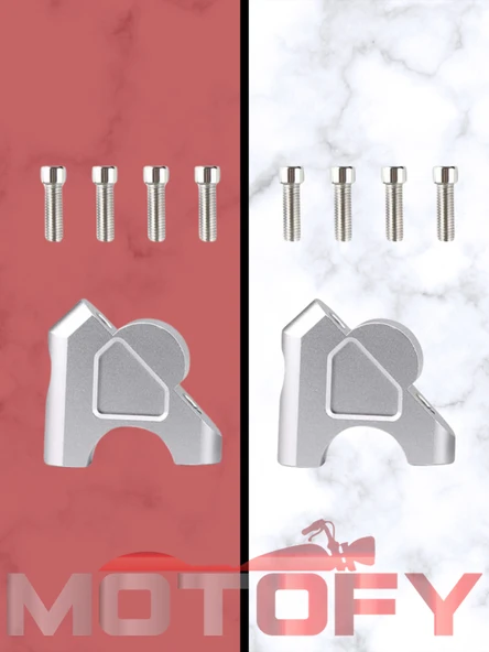 MOTOSİKLET GİDON YÜKSELTME APARATI GRİ 32MM ürün görseli