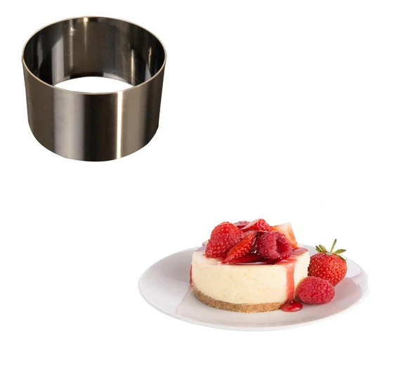 Parfe Kalıbı / Yuvarlak Tekli Küçük Pasta Kalıbı 9 cm ürün görseli