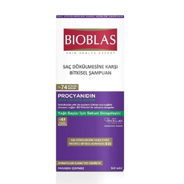 BIOBLAS SAÇ DÖKÜLMESİNE KARŞI 360 ML