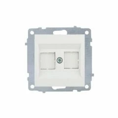 OVİVO GRANO BEYAZ CAT6 DATA PRİZ (JAKSIZ) BOŞ(ÜRÜN ÇERÇEVESİZDİR)