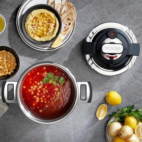 Schafer İn Safe Düdüklü Tencere 7 Lt-Siyah - 2