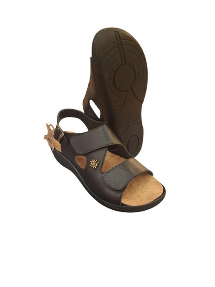 Esem 820 Hakiki Deri Kadın Sandalet - Resim 4